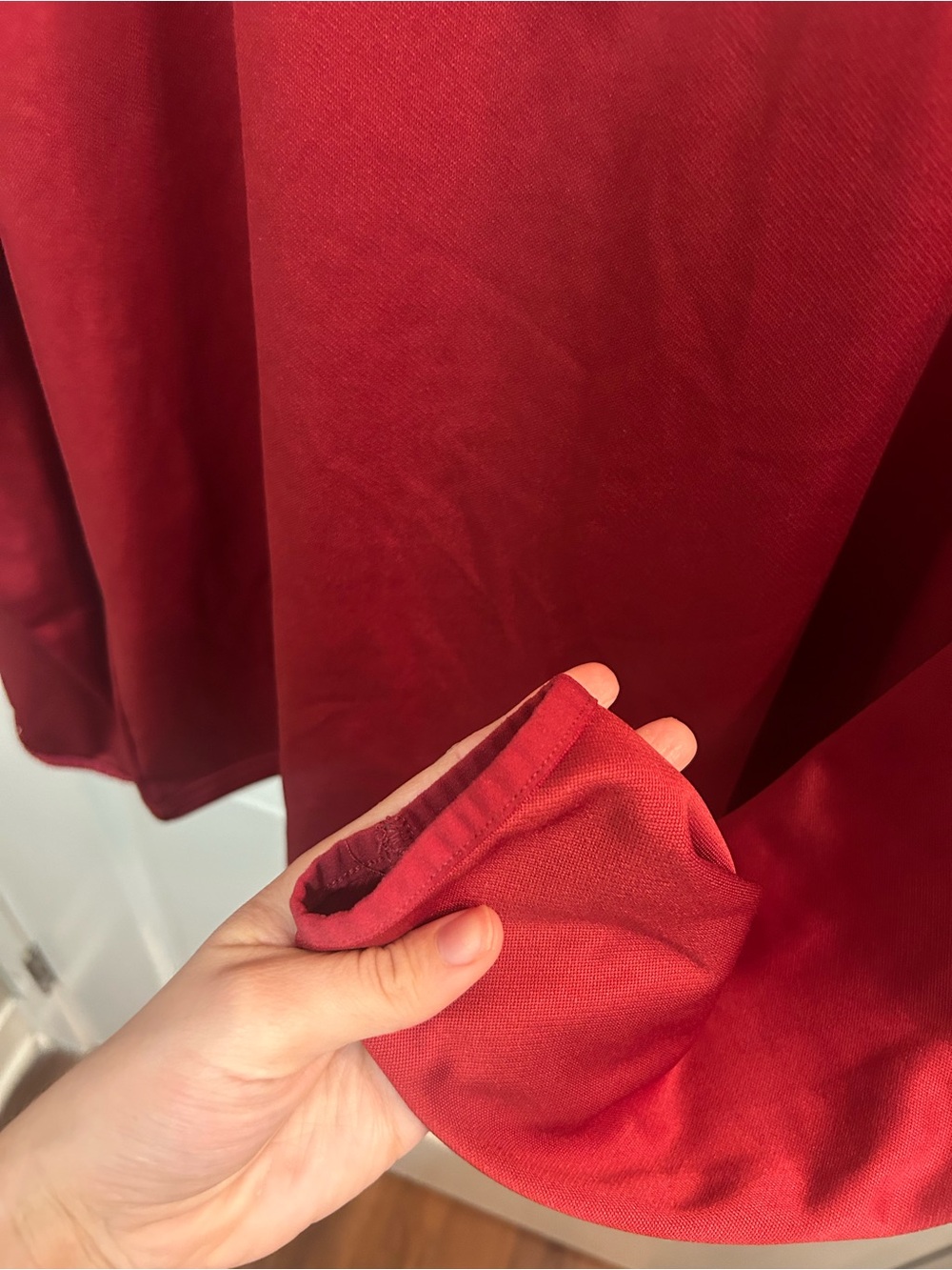 Indiana University Crimson Red Quarter Zip Pullover L Shacket IU Hoosiers - Picture 9 of 9